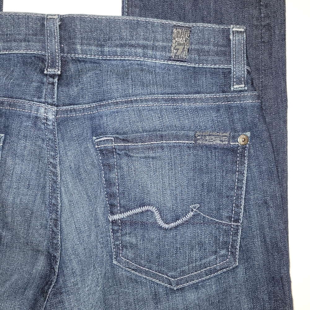 7 for all Mankind Roxanne medium wash skinny jeans 26 - Picture 7 of 9